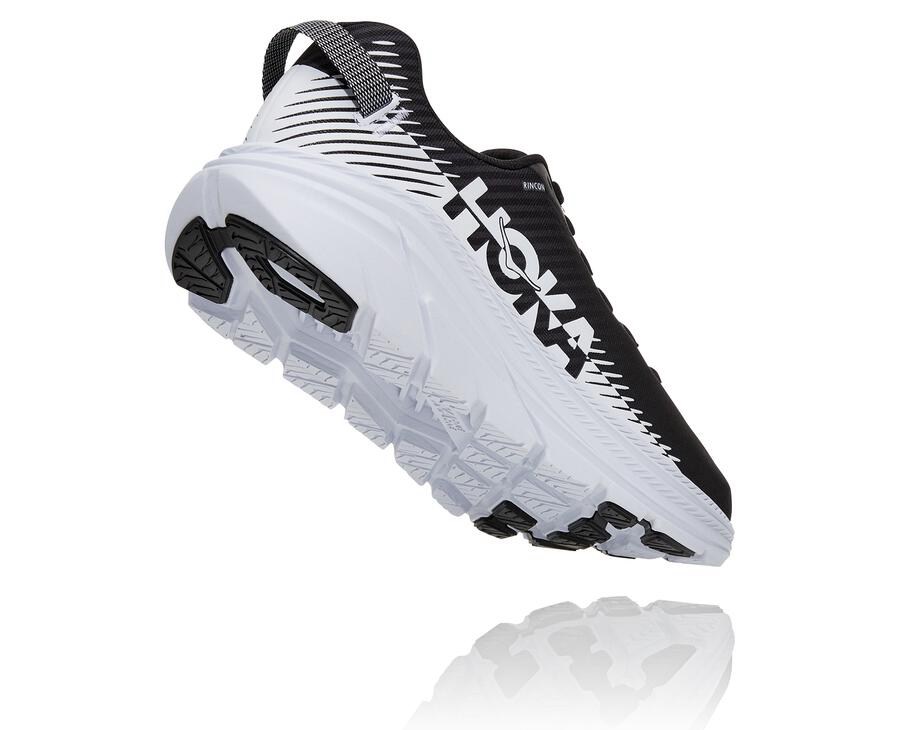 Hoka One One Hardloopschoenen Heren - Rincon 2 - Zwart/Wit - EH0627541